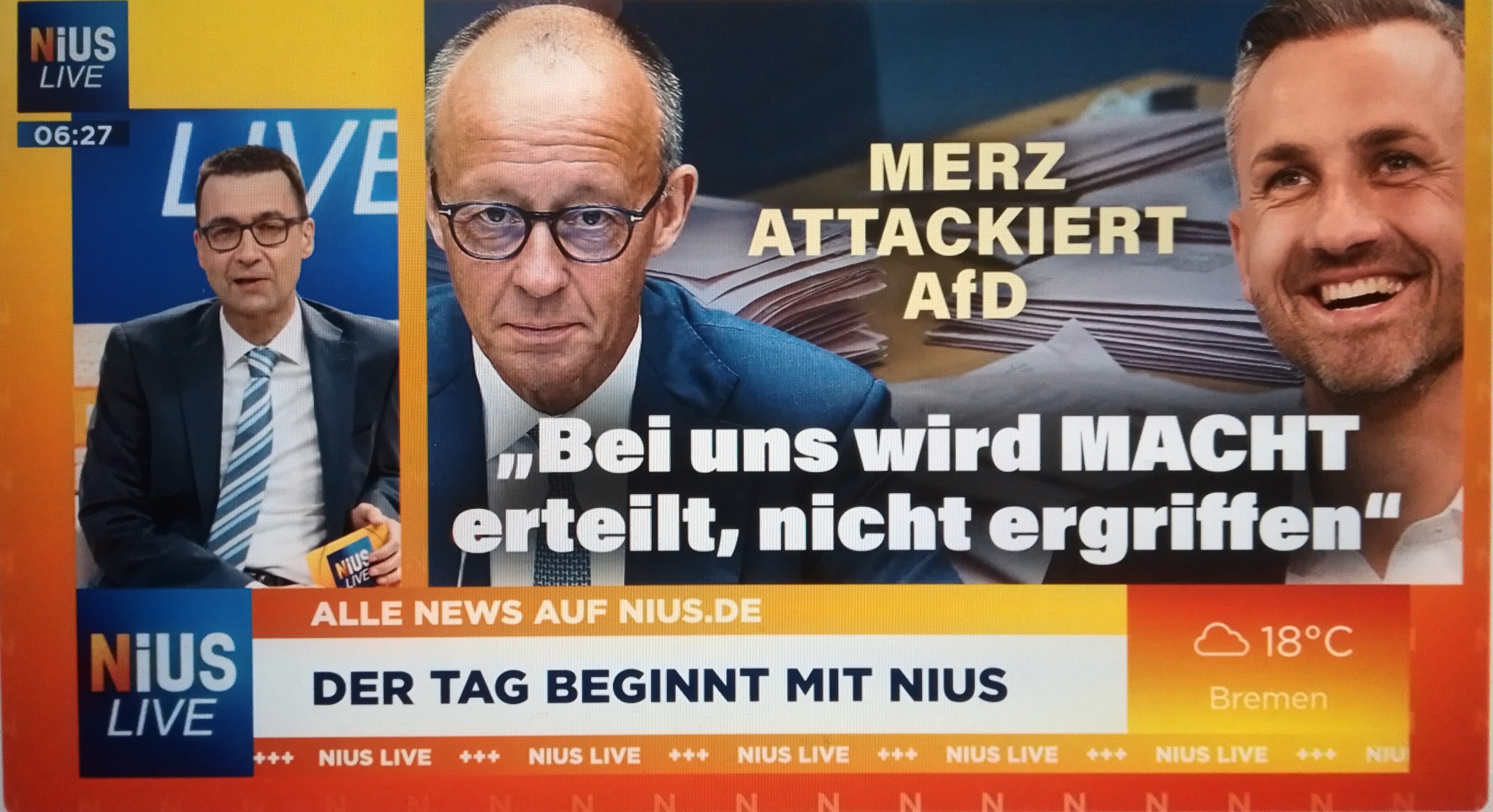Das „Nazi-Denken“ von Merz ist schon leicht verstörend.